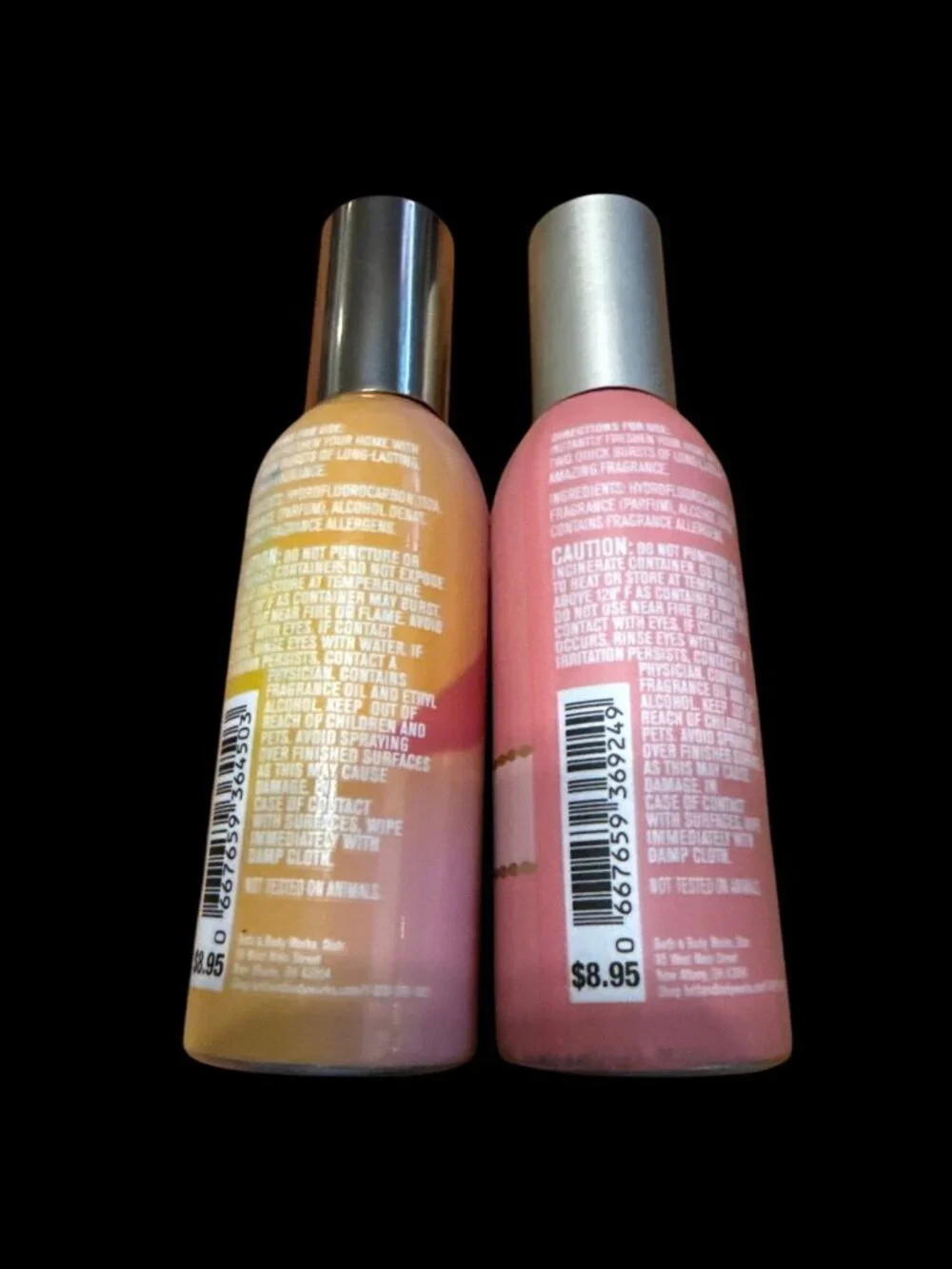 Bath & Body Works Pineapple Mango Pink Pineapple Sunset Room Spray 1.5 oz Set 2